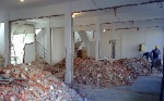 Tarjeta Naranja, Sucursal San Martín - Interior del local en avance de obra